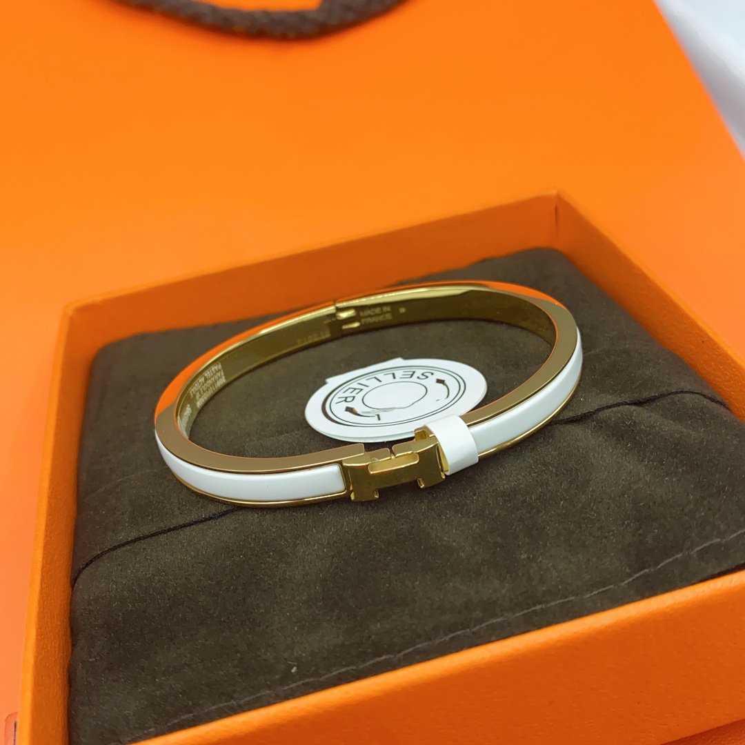 ¡®Sprite Jewelry¡¯CLASSIC HM CLIC WHITE 8MM ENAMEL BRACELET
