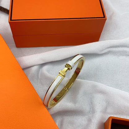 ¡®Sprite Jewelry¡¯CLASSIC HM CLIC WHITE 8MM ENAMEL BRACELET
