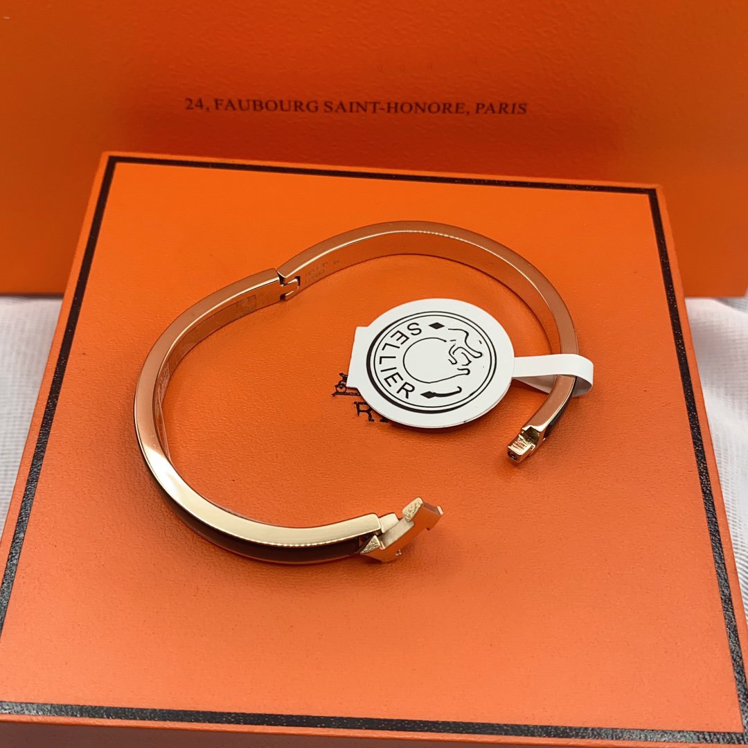 ¡®Sprite Jewelry¡¯CLASSIC HM CLIC BLACK 8MM ENAMEL BRACELET
