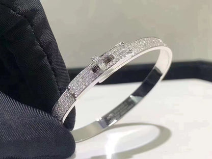 ¡®Sprite Jewelry¡¯HM KELLY BRACELET IN SILVER AND FULL PAVE DIAMOND