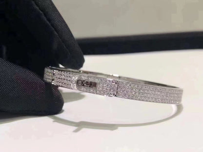 ¡®Sprite Jewelry¡¯HM KELLY BRACELET IN SILVER AND FULL PAVE DIAMOND