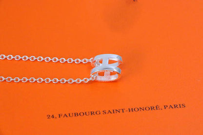 ¡®Sprite Jewelry¡¯HM NECKLACE H LETTER OVAL SERIES