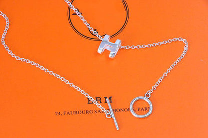 ¡®Sprite Jewelry¡¯HM NECKLACE H LETTER OVAL SERIES