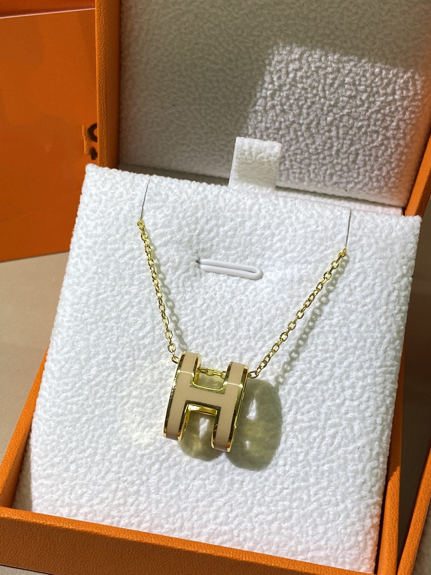 ¡®Sprite Jewelry¡¯HM CLIC YELLOW ENAMEL GOLD NECKLACE