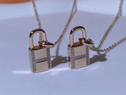 ¡®Sprite Jewelry¡¯HM ADVANCED NICHE LOCK HEAD NECKLACE DIAMONDS