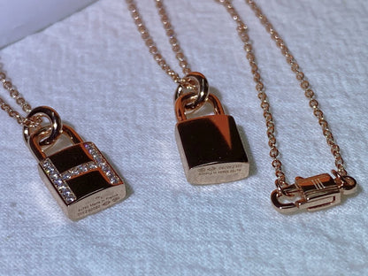 ¡®Sprite Jewelry¡¯HM ADVANCED NICHE LOCK HEAD NECKLACE DIAMONDS
