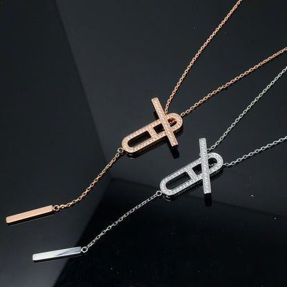 ¡®Sprite Jewelry¡¯HM NECKLACE PLATINUM ROSE GOLD DIAMOND