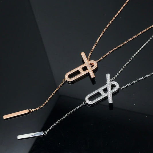 ¡®Sprite Jewelry¡¯HM NECKLACE PLATINUM ROSE GOLD DIAMOND