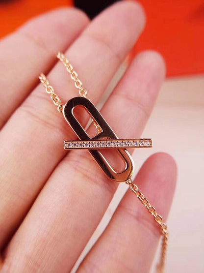 ¡®Sprite Jewelry¡¯HM NECKLACE PLATINUM ROSE GOLD DIAMOND