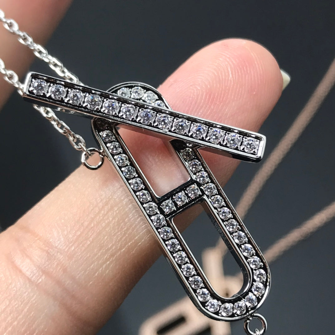 ¡®Sprite Jewelry¡¯HM NECKLACE PLATINUM ROSE GOLD DIAMOND