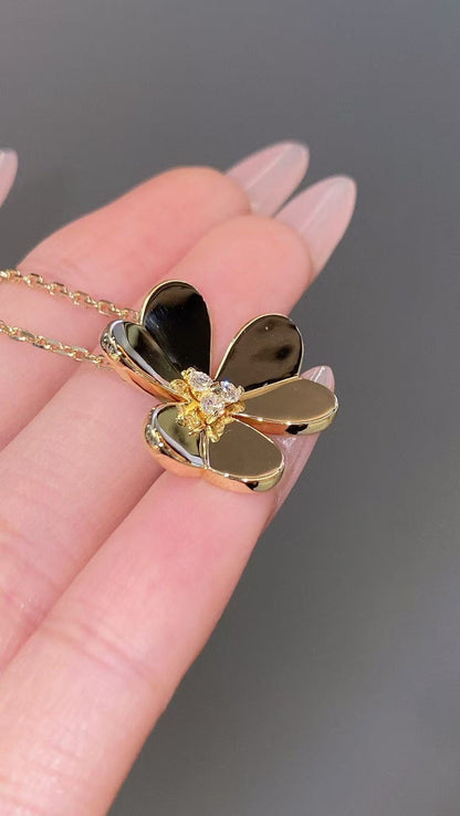 [Sprite Jewelry]FRIVOLE GOLD FLOWER NECKLACE2