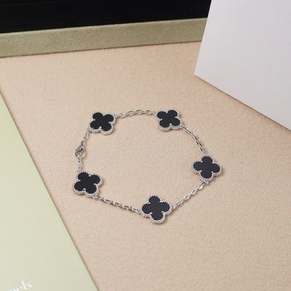 [Sprite Jewelry]New CLOVER 5 MOTIF ONYXS BRACELET COLLECTION