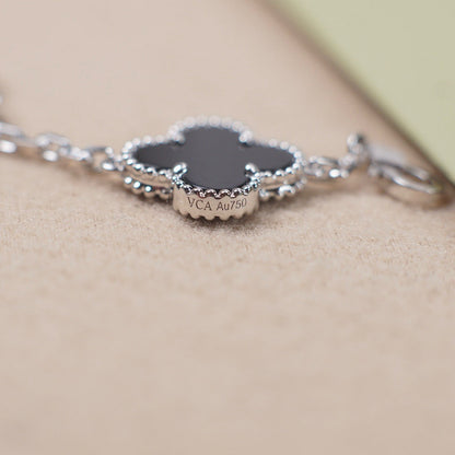 [Sprite Jewelry]New CLOVER 5 MOTIF ONYXS BRACELET COLLECTION