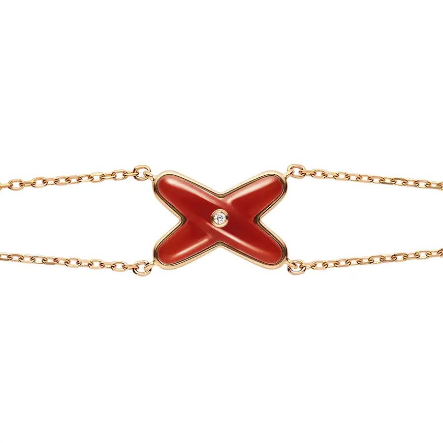 ¡®Sprite Jewelry¡¯JEUX BRACELET CARNELIAN PINK GOLD 1 DIAMOND