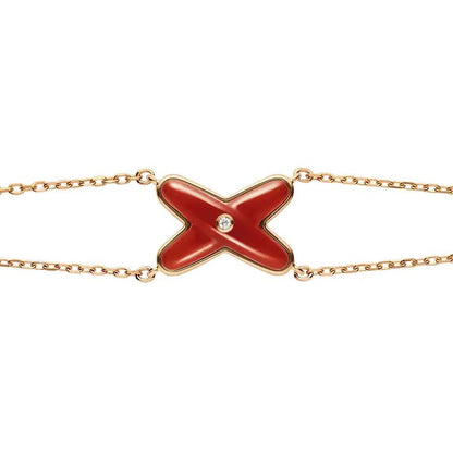 ¡®Sprite Jewelry¡¯JEUX BRACELET CARNELIAN PINK GOLD 1 DIAMOND