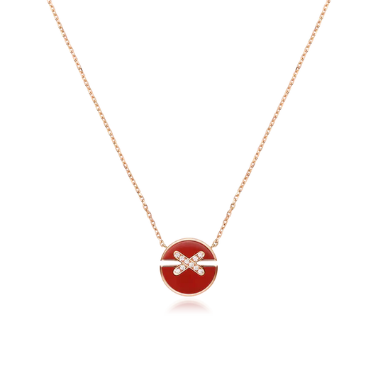 ¡®Sprite Jewelry¡¯JEUX DE ROSE GOLD DIAMOND NECKLACE
