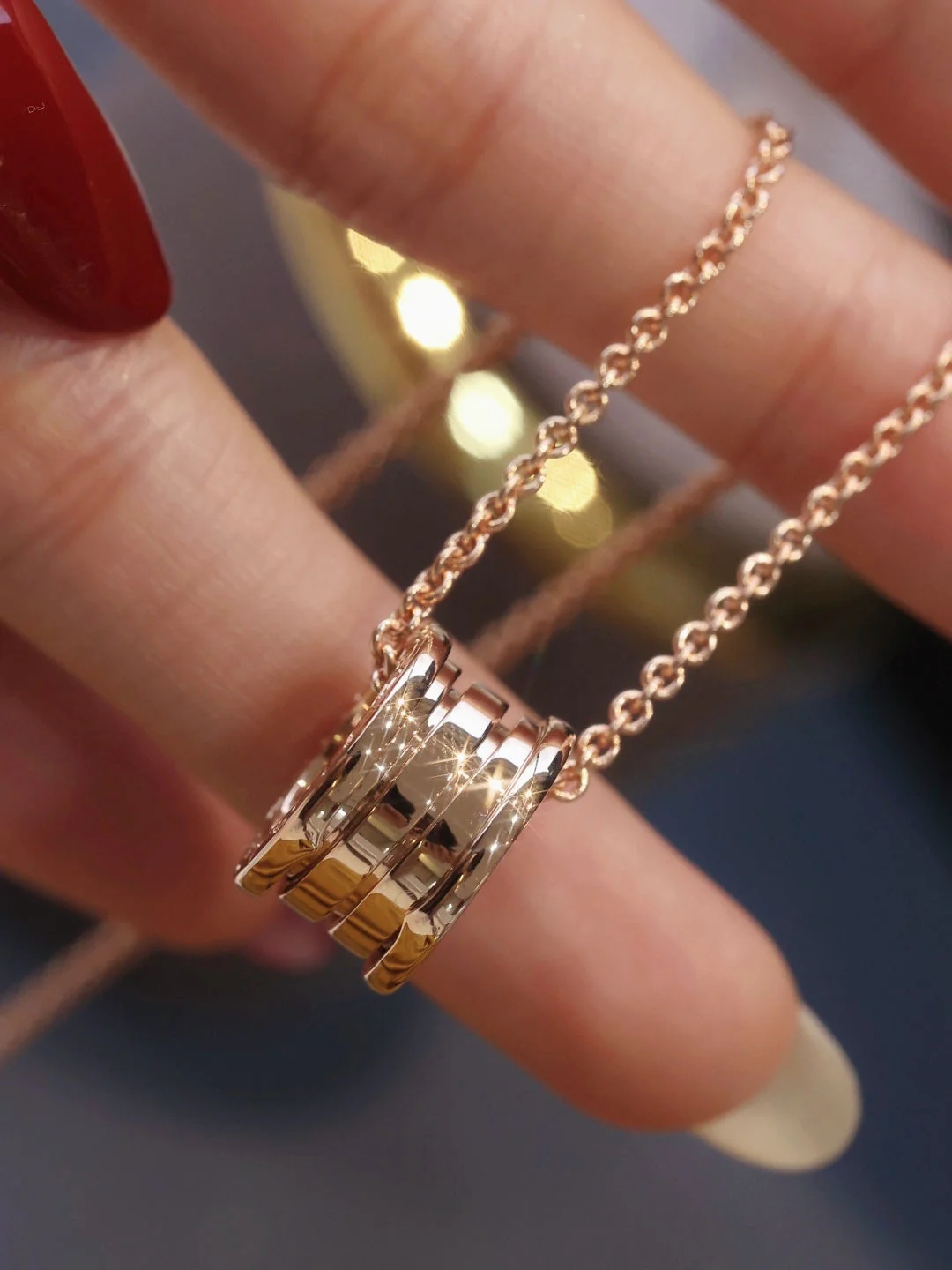 [Sprite Jewelry]ZERO 1 PINK GOLD NECKLACE
