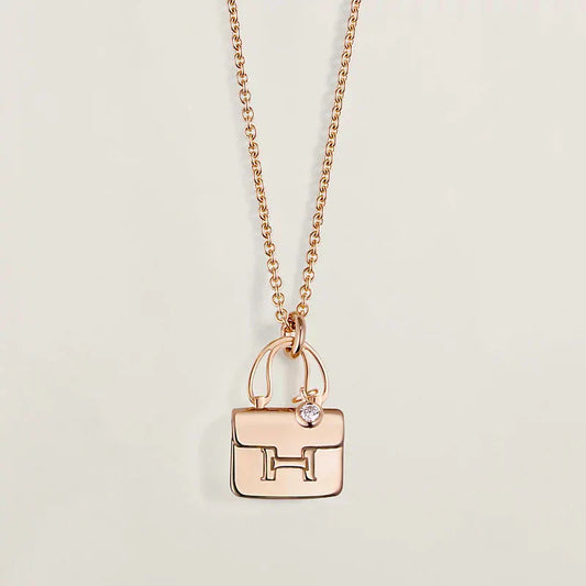 ¡®Sprite Jewelry¡¯AMULETTE PEDANT ROSE GOLD NECKLACE