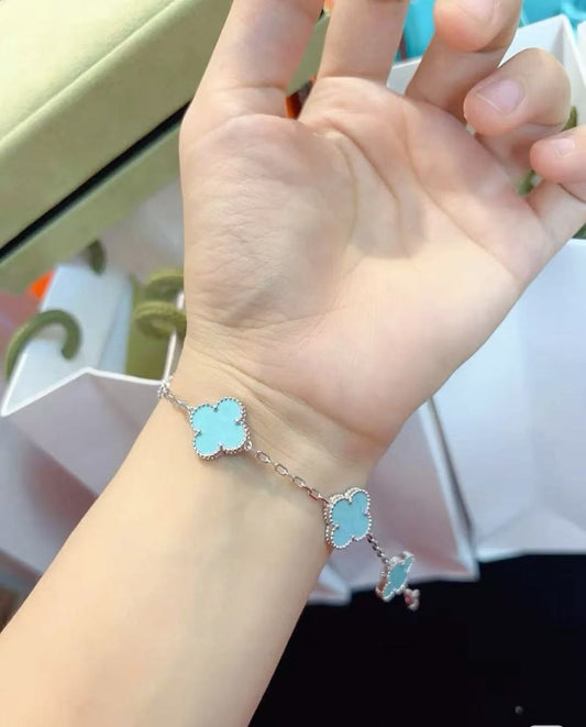 [Sprite Jewelry]Baby Blue Braided Bracelet