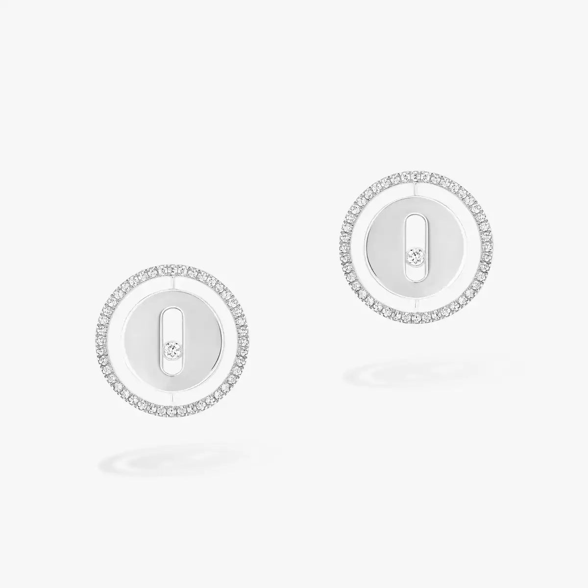 [Sprite Jewelry]Lucky Move Diamond Earrings