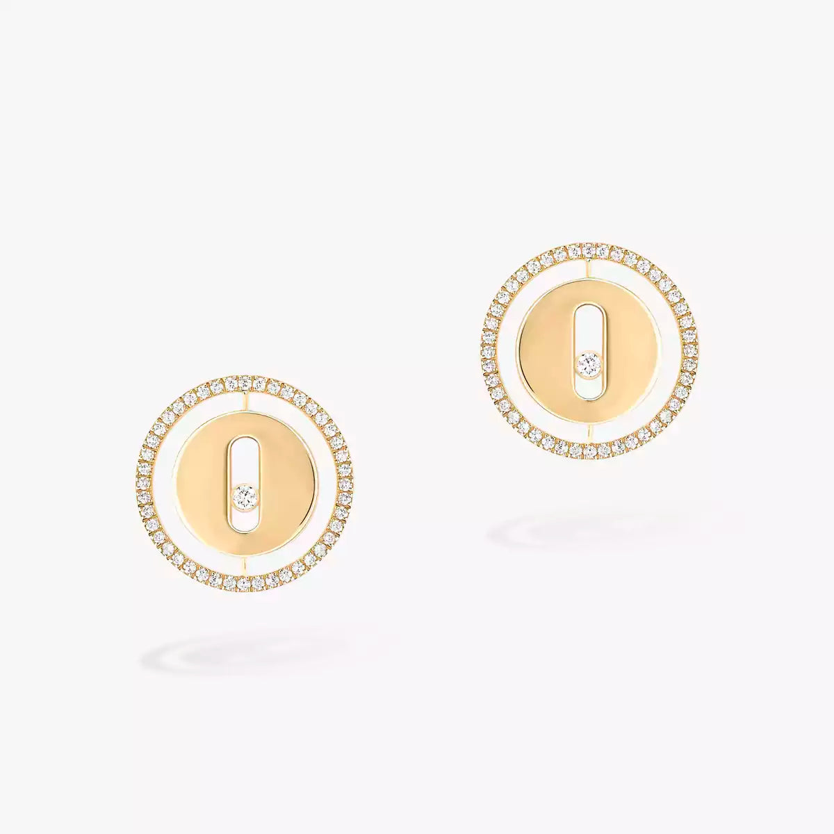 [Sprite Jewelry]Lucky Move Diamond Earrings