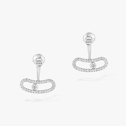 [Sprite Jewelry]MOVE UNO SILVER DIAMOND EARRINGS