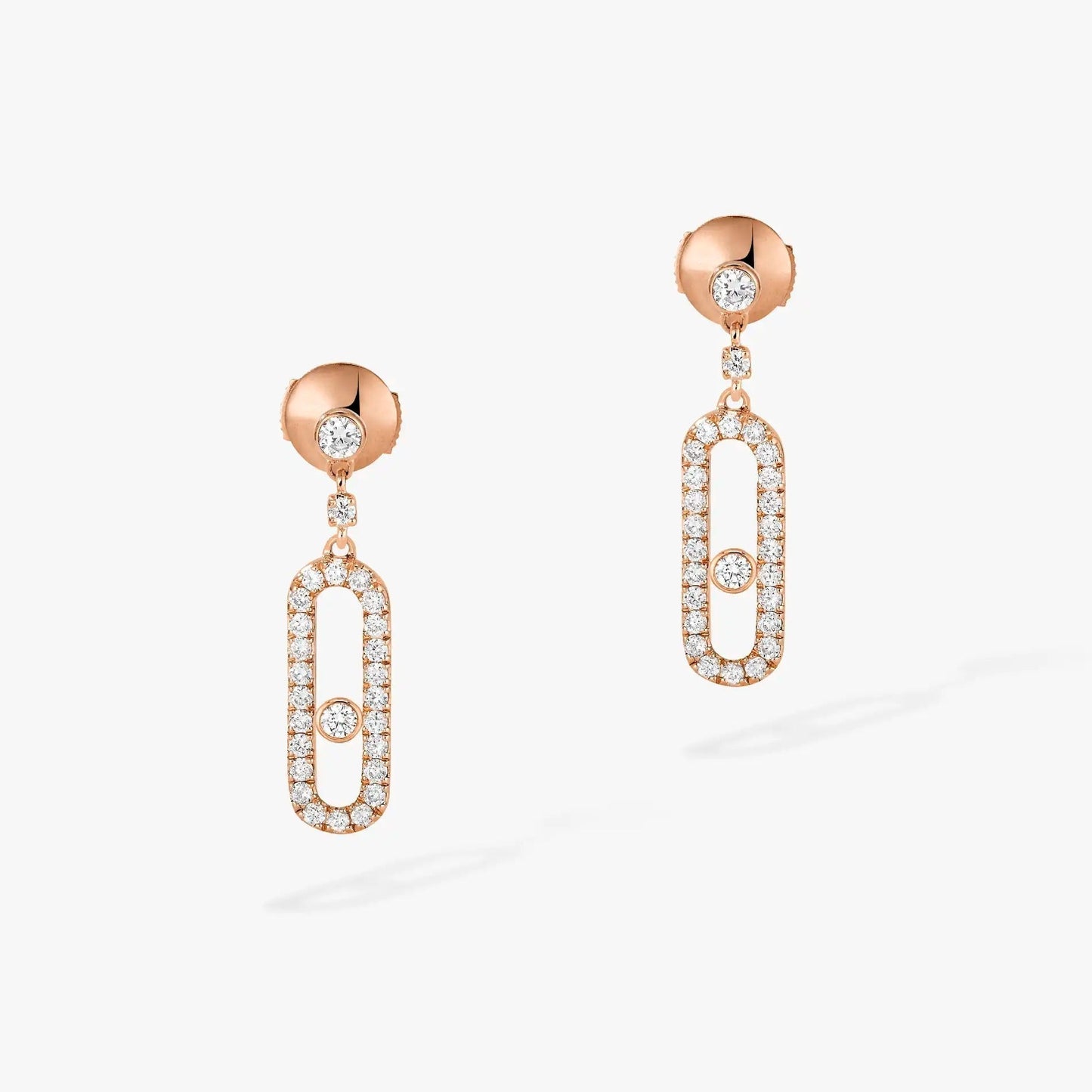 [Sprite Jewelry]DORMEUSES MOVE UNO DIAMOND EARRINGS