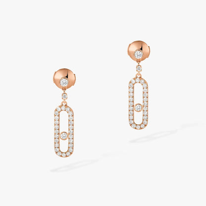 [Sprite Jewelry]DORMEUSES MOVE UNO DIAMOND EARRINGS