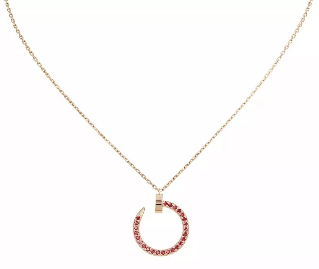 ¡®Sprite Jewelry¡¯JUSTE NECKLACE GOLD RED DIAMONDS