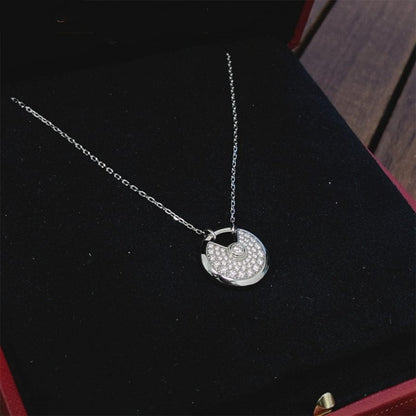 ¡®Sprite Jewelry¡¯AMULETTE SILVER FULL DIAMOND NECKLACE