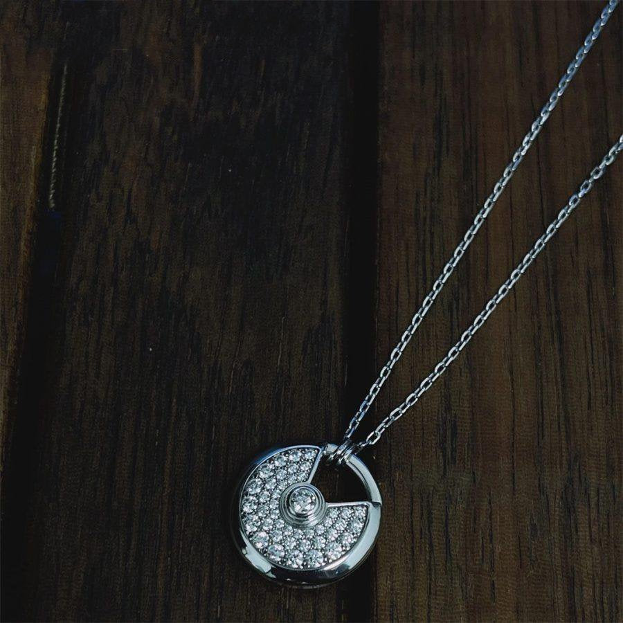 ¡®Sprite Jewelry¡¯AMULETTE SILVER FULL DIAMOND NECKLACE