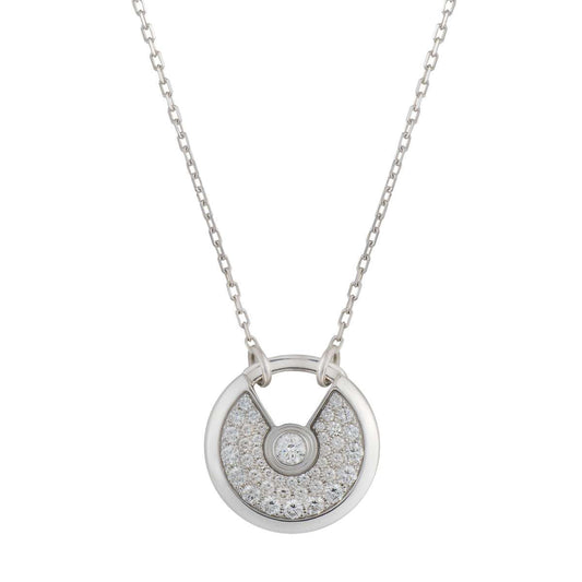 ¡®Sprite Jewelry¡¯AMULETTE SILVER FULL DIAMOND NECKLACE