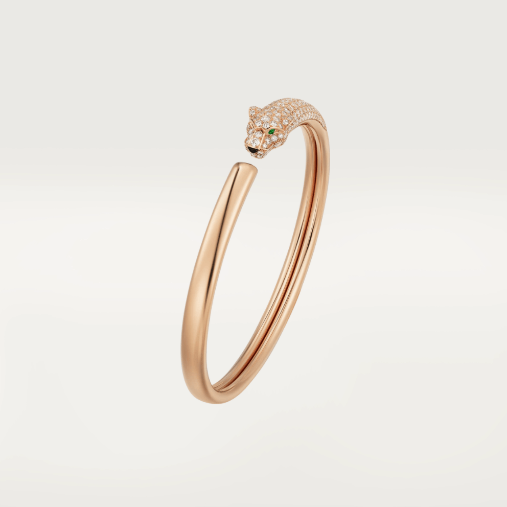 ¡®Sprite Jewelry¡¯PANTHERE ROSE GOLD DIAMOND OPEN BRACELET