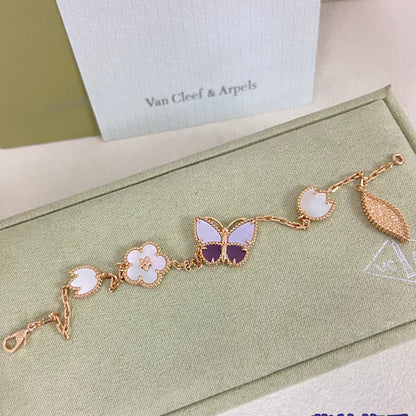 [Sprite Jewelry]26 NEW CLOVER LUCKY LIGHT PURPLE SET