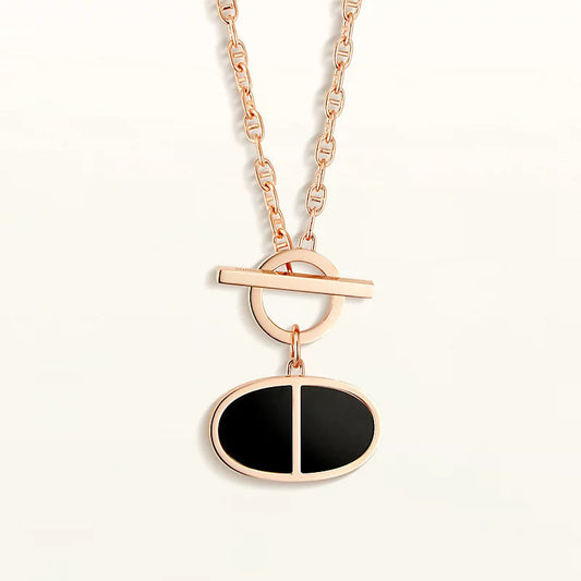 ¡®Sprite Jewelry¡¯CHAINE VERSO BLACK CERAMIC NECKLACE