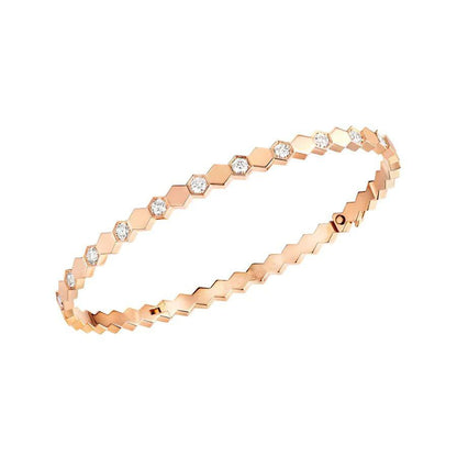 ¡®Sprite Jewelry¡¯BEE LOVE PINK GOLD DIAMOND BRACELET