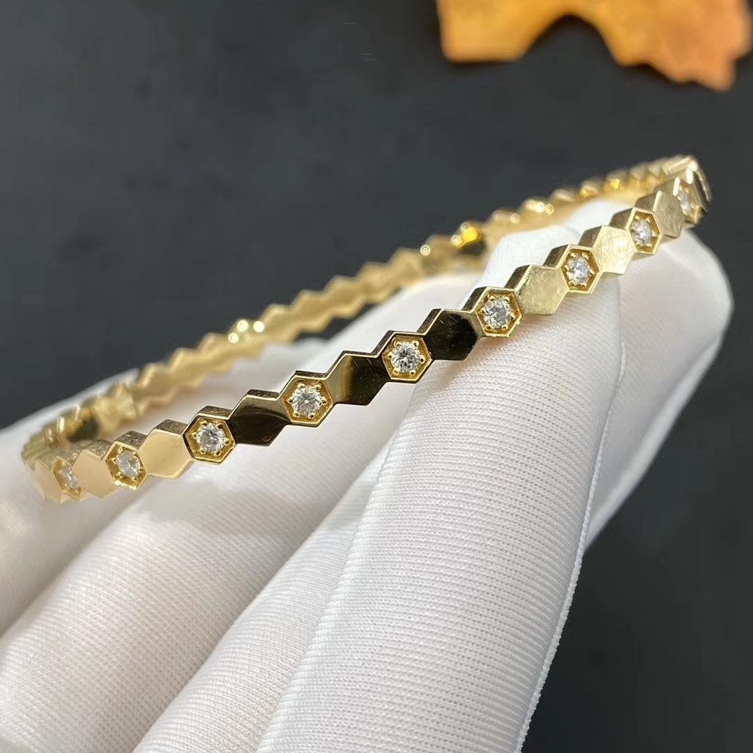 ¡®Sprite Jewelry¡¯BEE LOVE GOLD DIAMOND BRACELET