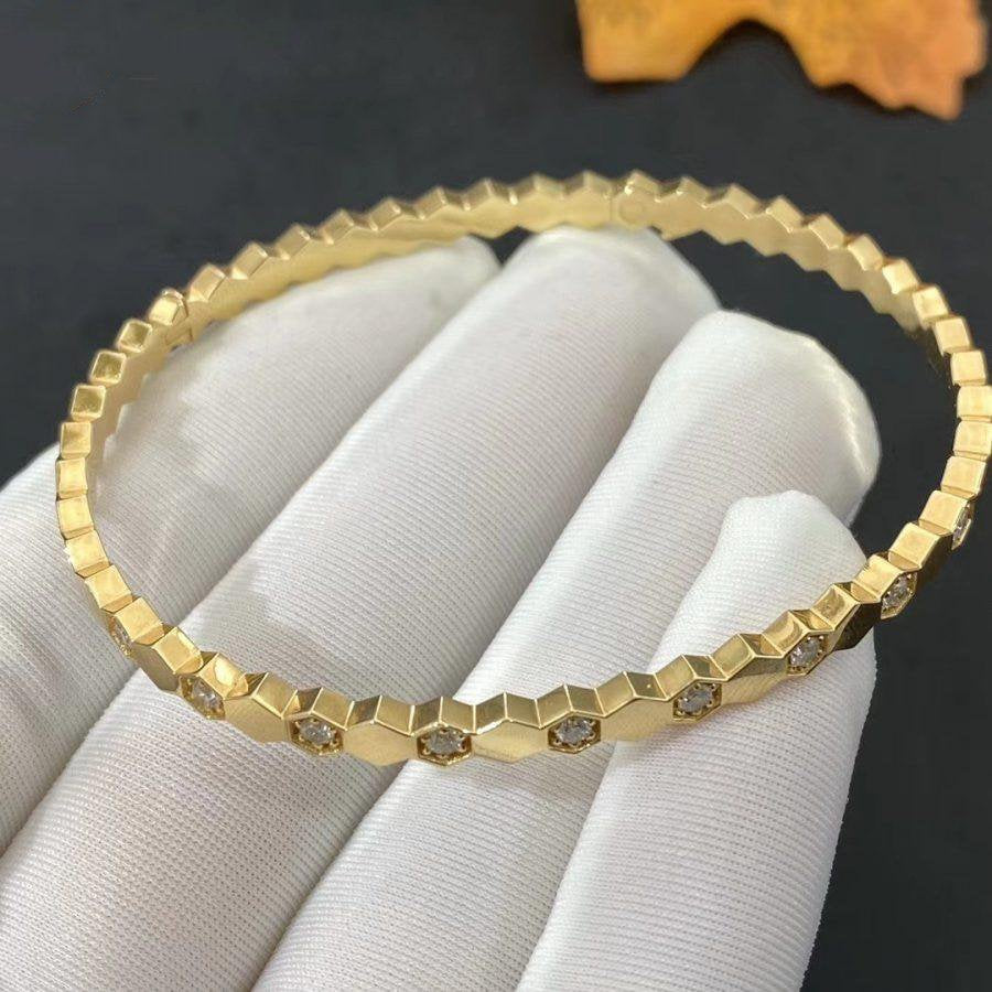 ¡®Sprite Jewelry¡¯BEE LOVE GOLD DIAMOND BRACELET