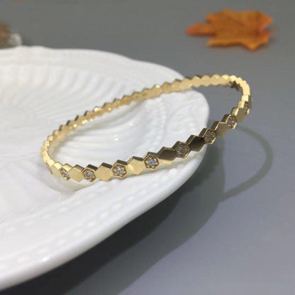 ¡®Sprite Jewelry¡¯BEE LOVE GOLD DIAMOND BRACELET