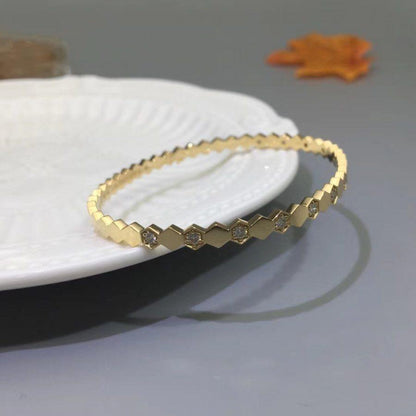 ¡®Sprite Jewelry¡¯BEE LOVE GOLD DIAMOND BRACELET