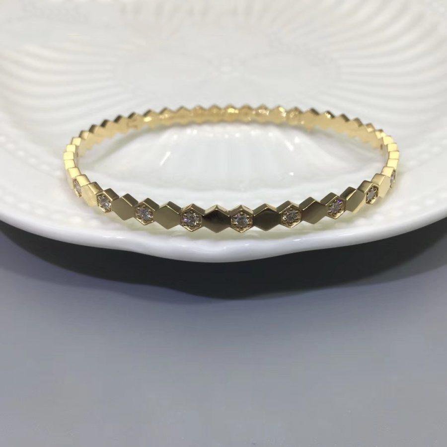 ¡®Sprite Jewelry¡¯BEE LOVE GOLD DIAMOND BRACELET