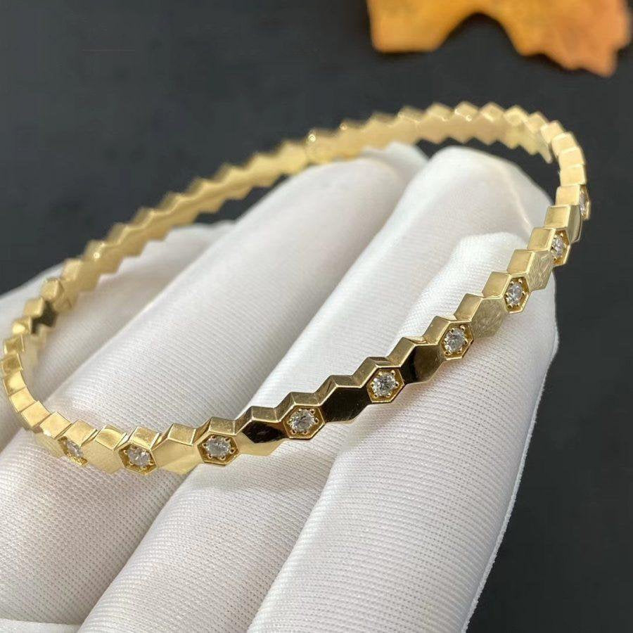 ¡®Sprite Jewelry¡¯BEE LOVE GOLD DIAMOND BRACELET
