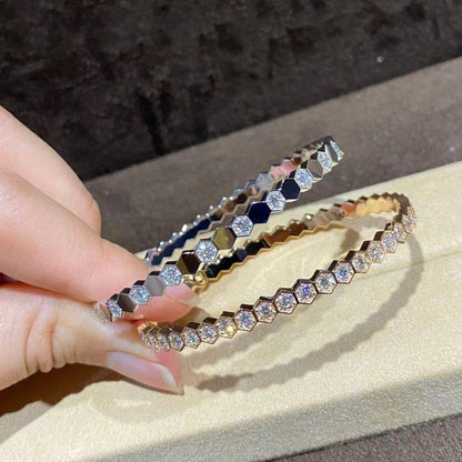 ¡®Sprite Jewelry¡¯BEE LOVE GOLD BRACELET FULL DIAMOND