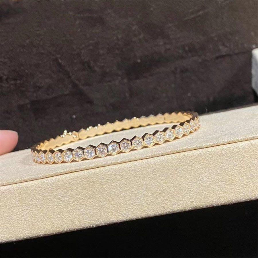 ¡®Sprite Jewelry¡¯BEE LOVE GOLD BRACELET FULL DIAMOND