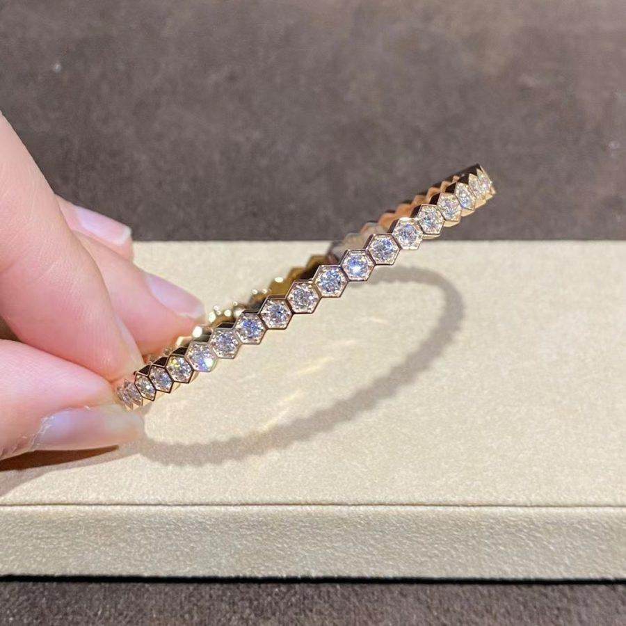 ¡®Sprite Jewelry¡¯BEE LOVE GOLD BRACELET FULL DIAMOND