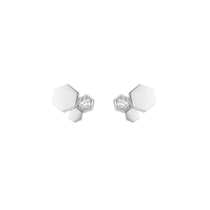 ¡®Sprite Jewelry¡¯BEE LOVE SILVER DIAMOND EARRINGS