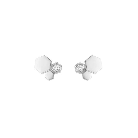 ¡®Sprite Jewelry¡¯BEE LOVE SILVER DIAMOND EARRINGS