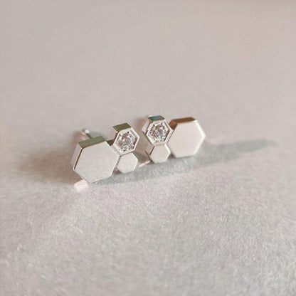 ¡®Sprite Jewelry¡¯BEE LOVE SILVER DIAMOND EARRINGS