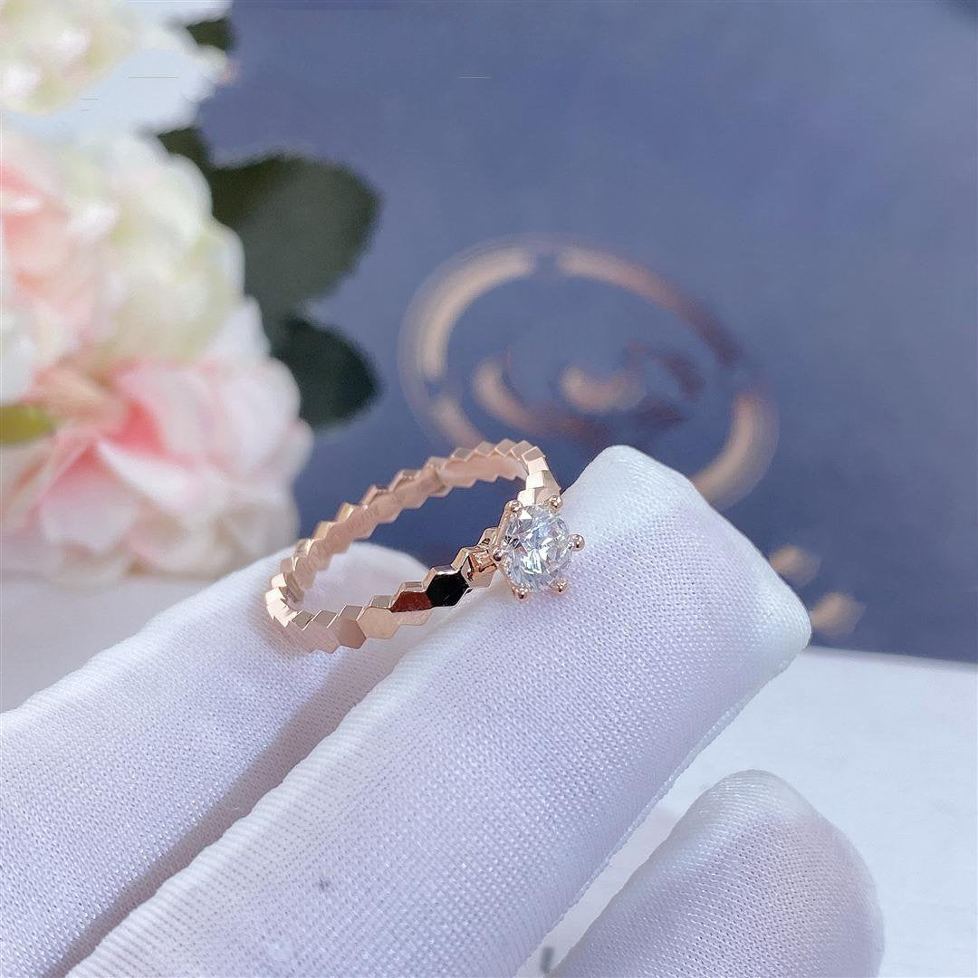 ¡®Sprite Jewelry¡¯BEE LOVE RING PINK GOLD 1 DIAMOND