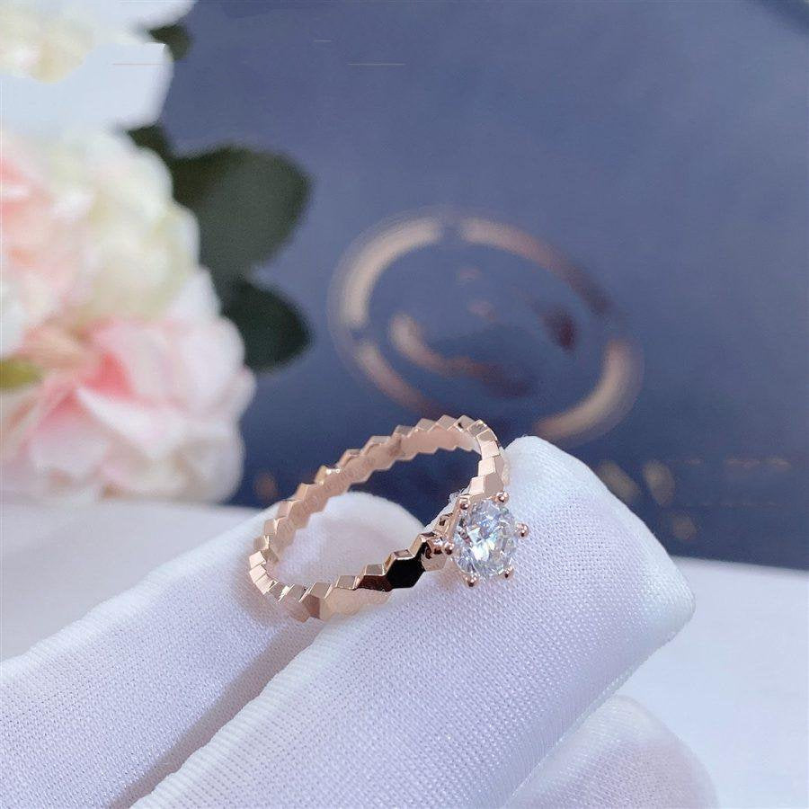 ¡®Sprite Jewelry¡¯BEE LOVE RING PINK GOLD 1 DIAMOND